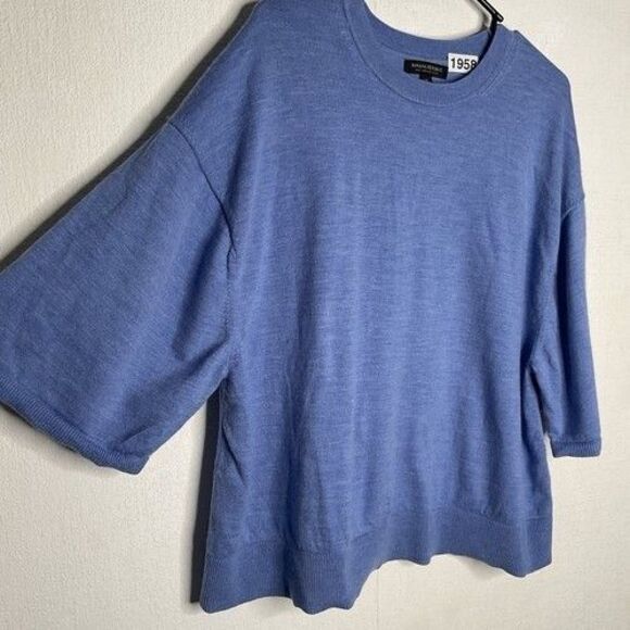 NWOT Banana Republic Corto Boxy Oversized Wool CrewNeck Sweater Women Size XL - Picture 5 of 11